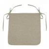 LC Coussin De Chaise, Beige, 40x40x3.5, Chambray Uni,