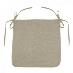 LC Coussin De Chaise, Beige, 40x40x3.5, Chambray Uni,