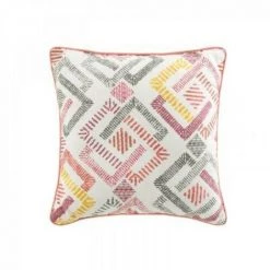 LC Coussin Passepoil, 40 X 40 Cm, Coton Imprimé, Zoua