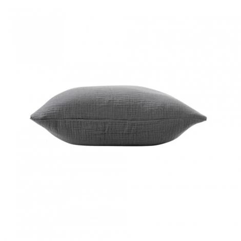 LC Coussin Déhoussable Compresse, Anthracite, 40 X 40 2 LC Coussin Déhoussable Compresse, Anthracite, 40 X 40 – Image 2