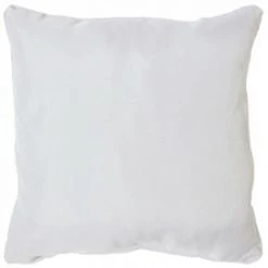 LC Coussin Passepoil, Blanc 60 X 60 Cm, Polyester Uni