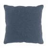 LC Coussin Compresse Passepoil, Bleu, 60x60x25, Polyc