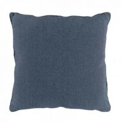 LC Coussin Compresse Passepoil, Bleu, 60x60x25, Polyc