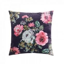 LC Coussin Déhoussable Compresse, Prune, 45x45x15, Ve