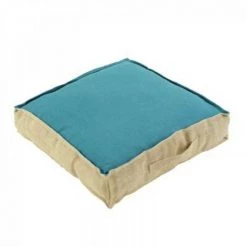 LC Coussin De Sol, Turquoise, 45 X 45 X 10 Cm, Coton