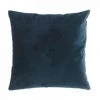 LC Coussin Déhoussable, Marine, 40 X 40 Cm, Velours U
