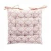 LC Coussin Pour Siège, Matelassée, Rose, 40 X 40 Cm,