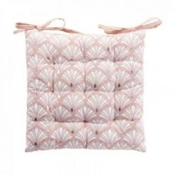 LC Coussin Pour Siège, Matelassée, Rose, 40 X 40 Cm,
