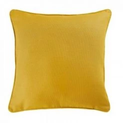 LC Coussin Passepoil, Miel 40 X 40 Cm, Coton Uni Pana