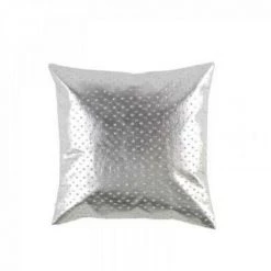 LC Coussin Déhoussable Compresse, Argent, 40x40x15, P