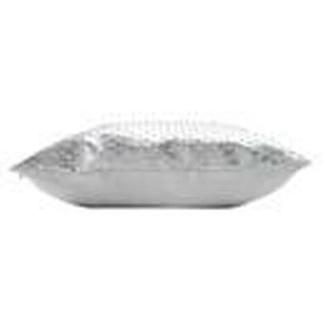 LC Coussin Déhoussable Compresse, Argent, 40x40x15, P 2 LC Coussin Déhoussable Compresse, Argent, 40x40x15, P – Image 2
