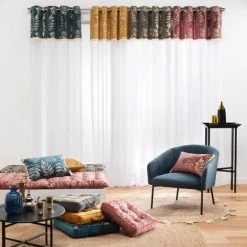 LC Coussin De Sol, Bleu, 40 X 40 X 8 Cm, Velours Impr 7 LC Coussin De Sol, Bleu, 40 X 40 X 8 Cm, Velours Impr -France Coussin et housse de coussin Soldes Boutique 65783158 4