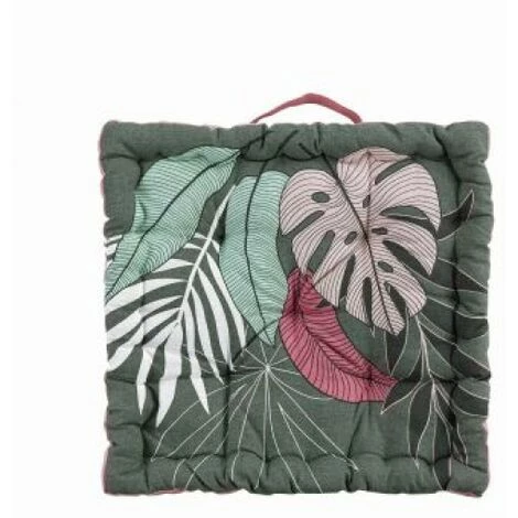 LC Coussin De Sol, 45 X 45 X 10 Cm, Coton Imprimé/uni 1 LC Coussin De Sol, 45 X 45 X 10 Cm, Coton Imprimé/uni