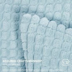 MERéTéET Lot De 2 Housse De Coussin, Pour Décoration De Particules Canapé, Chambre, Lit, Chaise, Sans Noyau D'oreiller, Design Moderne Et élégant, 45x45CM, Bleu Clair, 2Pièces -France Coussin et housse de coussin Soldes Boutique 65788618 3