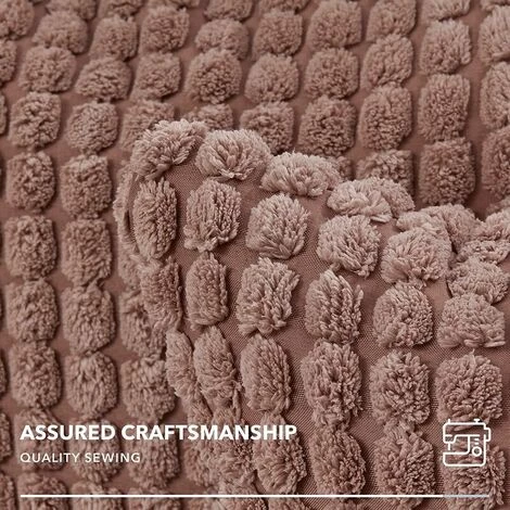 MERéTéET Housse De Coussin Lot De 2, Pour Décoration De Particules Canapé, Chambre, Lit, Chaise, Sans Noyau D'oreiller, Design Moderne Et élégant, 40x40CM, Marron, 2Pièces 3 MERéTéET Housse De Coussin Lot De 2, Pour Décoration De Particules Canapé, Chambre, Lit, Chaise, Sans Noyau D'oreiller, Design Moderne Et élégant, 40x40CM, Marron, 2Pièces – Image 3