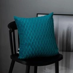 MERéTéET Housses Coussin En Velours 40x40cm Pour Salon Canapé,Lot De 2 Housses Coussin Carrés De Motif Uni Décoration Chambre, Turquoise 9 MERéTéET Housses Coussin En Velours 40x40cm Pour Salon Canapé,Lot De 2 Housses Coussin Carrés De Motif Uni Décoration Chambre, Turquoise -France Coussin et housse de coussin Soldes Boutique 65788730 5