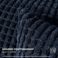 MERéTéET Housse De Coussin Lot De 2, Pour Décoration De Particules Canapé, Chambre, Lit, Chaise, Sans Noyau D'oreiller, Design Moderne Et élégant, 40x40CM, Bleu Marine, 2Pièces -France Coussin et housse de coussin Soldes Boutique 65788945 3