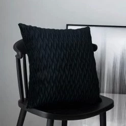 MERéTéET Housses Coussin En Velours 50x50cm Pour Salon Canapé,Lot De 2 Housses Coussin Carrés De Motif Uni Décoration Chambre, Noir 9 MERéTéET Housses Coussin En Velours 50x50cm Pour Salon Canapé,Lot De 2 Housses Coussin Carrés De Motif Uni Décoration Chambre, Noir -France Coussin et housse de coussin Soldes Boutique 65789007 5