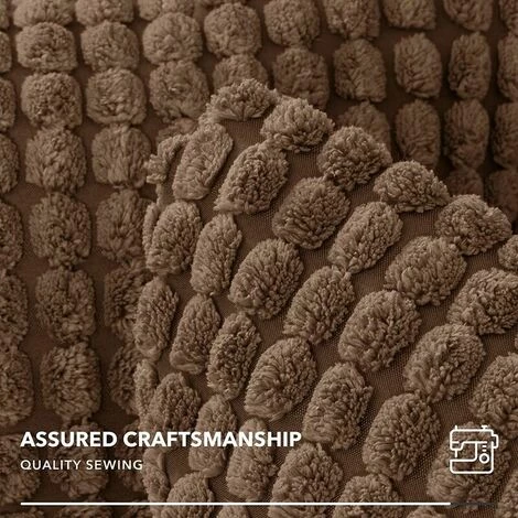 MERéTéET Housse De Coussin Lot De 2, Pour Canapé, Chambre, Lit, Chaise Et Décoration De Particules, Sans Noyau D'oreiller, Design Moderne Et élégant, 55x55CM, Brun, 2Pièces 3 MERéTéET Housse De Coussin Lot De 2, Pour Canapé, Chambre, Lit, Chaise Et Décoration De Particules, Sans Noyau D'oreiller, Design Moderne Et élégant, 55x55CM, Brun, 2Pièces – Image 3