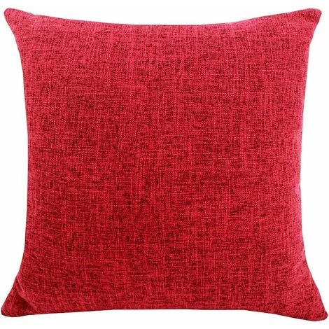 MERéTéET Housses De Coussin Coton Lin En Couleur Unie Throw Pillow Case Chambre Salon Sofa Décoration De Maison Carré Taie D'oreiller Invisible Fermeture à Glissière Bourgogne 35X50CM 1 MERéTéET Housses De Coussin Coton Lin En Couleur Unie Throw Pillow Case Chambre Salon Sofa Décoration De Maison Carré Taie D'oreiller Invisible Fermeture à Glissière Bourgogne 35X50CM