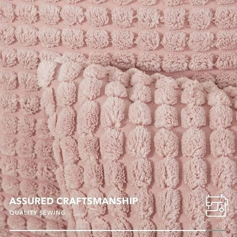 MERéTéET Housse De Coussin Lot De 2, Pour Décoration De Particules Canapé, Chambre, Lit, Chais, Sans Noyau D'oreiller, Design Moderne Et élégant, 65x65CM, Rose, 2Pièces 3 MERéTéET Housse De Coussin Lot De 2, Pour Décoration De Particules Canapé, Chambre, Lit, Chais, Sans Noyau D'oreiller, Design Moderne Et élégant, 65x65CM, Rose, 2Pièces – Image 3