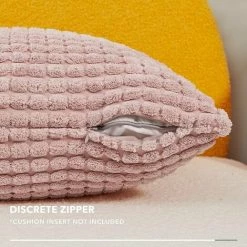 MERéTéET Housse De Coussin Lot De 2, Pour Décoration De Particules Canapé, Chambre, Lit, Chais, Sans Noyau D'oreiller, Design Moderne Et élégant, 65x65CM, Rose, 2Pièces 8 MERéTéET Housse De Coussin Lot De 2, Pour Décoration De Particules Canapé, Chambre, Lit, Chais, Sans Noyau D'oreiller, Design Moderne Et élégant, 65x65CM, Rose, 2Pièces -France Coussin et housse de coussin Soldes Boutique 65789997 4