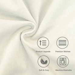 MERéTéET Housse De Coussin 45x45 Blanc Decoration Chambre Fille Lot De 2 Coussins Et Accessoires Decoratifs Pour Canapé Design Double Face De Couleur Uni En Velours 7 MERéTéET Housse De Coussin 45x45 Blanc Decoration Chambre Fille Lot De 2 Coussins Et Accessoires Decoratifs Pour Canapé Design Double Face De Couleur Uni En Velours -France Coussin et housse de coussin Soldes Boutique 65790108 3