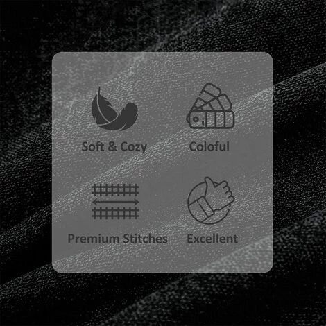 MERéTéET Lot De 2 Housse De Coussin 40x60cm Décoratif Canapé En Chenille Housses Coussin Decoration Chambre Carré Couleur Uni Pour Chaise,Voiture,Bureau, Noir 3 MERéTéET Lot De 2 Housse De Coussin 40x60cm Décoratif Canapé En Chenille Housses Coussin Decoration Chambre Carré Couleur Uni Pour Chaise,Voiture,Bureau, Noir – Image 3