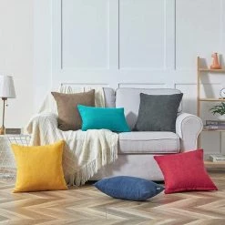 MERéTéET Taie D'oreiller 40x60 Lot De 2 Housse Coussin Jaune Moutarde En Chenille Doux Decoration Chmabre Ado Maison Salon De Coussin Canapé Lit Fauteuil De Bureau Scandinave Voiture De Couleur Uni 7 MERéTéET Taie D'oreiller 40x60 Lot De 2 Housse Coussin Jaune Moutarde En Chenille Doux Decoration Chmabre Ado Maison Salon De Coussin Canapé Lit Fauteuil De Bureau Scandinave Voiture De Couleur Uni -France Coussin et housse de coussin Soldes Boutique 65790131 3