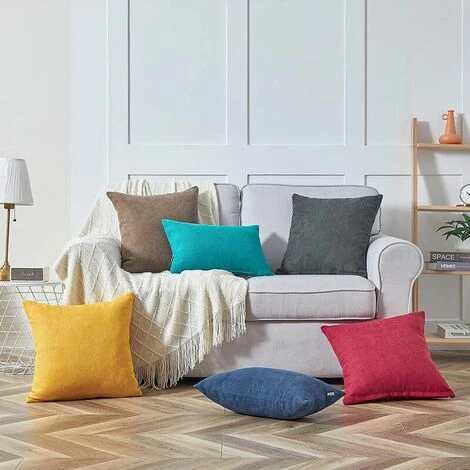 MERéTéET Taie D'oreiller 40x60 Lot De 2 Housse Coussin Jaune Moutarde En Chenille Doux Decoration Chmabre Ado Maison Salon De Coussin Canapé Lit Fauteuil De Bureau Scandinave Voiture De Couleur Uni 3 MERéTéET Taie D'oreiller 40x60 Lot De 2 Housse Coussin Jaune Moutarde En Chenille Doux Decoration Chmabre Ado Maison Salon De Coussin Canapé Lit Fauteuil De Bureau Scandinave Voiture De Couleur Uni – Image 3