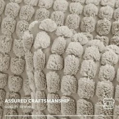 MERéTéET Housse De Coussin Lot De 2, Pour Canapé, Chambre, Lit, Chaise Et Décoration De Particules, Sans Noyau D'oreiller, Design Moderne Et élégant, 65x65CM, Café, 2Pièces -France Coussin et housse de coussin Soldes Boutique 65790135 3