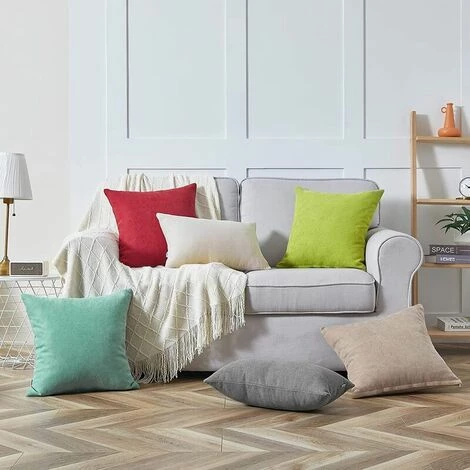 MERéTéET Taie Oreiller 40x80 Lot De 2 Beige Decoration Chambre Ado Bebe Enfant Pour Coussins Canape Lit Décoratif Housse Coussin Rectangulaire Double Face Uni En Chenille Doux Avec Fermeture Eclair 5 MERéTéET Taie Oreiller 40x80 Lot De 2 Beige Decoration Chambre Ado Bebe Enfant Pour Coussins Canape Lit Décoratif Housse Coussin Rectangulaire Double Face Uni En Chenille Doux Avec Fermeture Eclair – Image 5