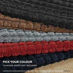 MERéTéET Lot De 2 Housse De Coussin, Pour Décoration De Particules Canapé, Chambre, Lit, Chaise, Sans Noyau D'oreiller, Design Moderne Et élégant, 65x65CM, Noir, 2Pièces -France Coussin et housse de coussin Soldes Boutique 65790459 5