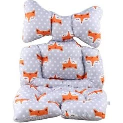 PERLE RARE Coussin De Poussette Pour Bébé Coussin De Chaise Haute En Coton Pour Siège De Voiture Et Poussette