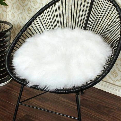LUCKY-88 Coussin En Laine Coussin De Chaise Rond Mignon Coussin En Peluche épaissi Coussin De Chaise De Bureau Blanc Laiteux Blanc Naturel Diamètre 40cm Pure Laine 1 LUCKY-88 Coussin En Laine Coussin De Chaise Rond Mignon Coussin En Peluche épaissi Coussin De Chaise De Bureau Blanc Laiteux Blanc Naturel Diamètre 40cm Pure Laine