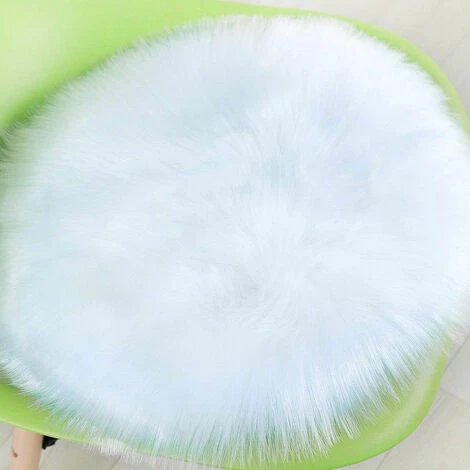 LUCKY-88 Coussin En Laine Coussin De Chaise Rond Mignon Coussin En Peluche épaissi Coussin De Chaise De Bureau Blanc Laiteux Blanc Naturel Diamètre 40cm Pure Laine 2 LUCKY-88 Coussin En Laine Coussin De Chaise Rond Mignon Coussin En Peluche épaissi Coussin De Chaise De Bureau Blanc Laiteux Blanc Naturel Diamètre 40cm Pure Laine – Image 2