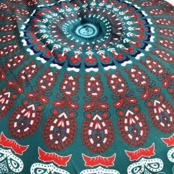 YIENJAOY Accessoire Housse De Coussin Géométrique 80x80cm Taie D'oreiller Ronde Mandala Coussins De Sol Housse De Coussin Bohème Méditation Housse De Coussin Pouf Fait à La Main (Coussin Non Inclus)H -France Coussin et housse de coussin Soldes Boutique 65809543 4