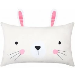 LOVELY CASA Coussin 30x50 Cm Mélina écru - Blanc