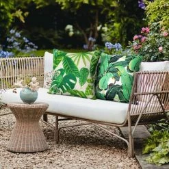 AIDUCHO Housse De Coussin 45 X 45 Cm Fleurs, Oiseaux, Animaux Et Plantes Motif Taie D'oreiller Pour Canapé Maison Salon Chambre Décoration 6 Pièces (Plantes Tropicales 6) -France Coussin et housse de coussin Soldes Boutique 65883847 5