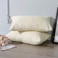 AIDUCHO Lot De 2 Housses De Coussin Décoratives 30 X 50 Cm - Velours Côtelé - Couleur Pure - Housse De Coussin Douce - Pour Canapé, Voiture, Chambre à Coucher, Maison - Beige - 30 X 50 Cm 8 AIDUCHO Lot De 2 Housses De Coussin Décoratives 30 X 50 Cm - Velours Côtelé - Couleur Pure - Housse De Coussin Douce - Pour Canapé, Voiture, Chambre à Coucher, Maison - Beige - 30 X 50 Cm -France Coussin et housse de coussin Soldes Boutique 65883853 4