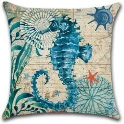AIDUCHO Housse De Coussin 45 X 45 Cm Fleurs, Oiseaux, Animaux Et Plantes Motif Taie D'oreiller Imperméable Pour Canapé Maison Salon Chambre Décoration 4 Pièces (Créatures Marines) 9 AIDUCHO Housse De Coussin 45 X 45 Cm Fleurs, Oiseaux, Animaux Et Plantes Motif Taie D'oreiller Imperméable Pour Canapé Maison Salon Chambre Décoration 4 Pièces (Créatures Marines) -France Coussin et housse de coussin Soldes Boutique 65883862 5