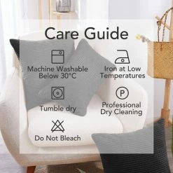 AIDUCHO Lot De 2 Housse De Coussin Gris Foncé 45x45cm En Velours Pour Salon Housse De Coussin Decoratif -France Coussin et housse de coussin Soldes Boutique 65883873 5