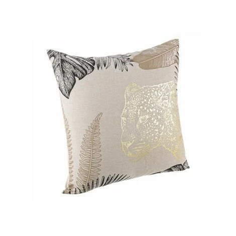 Coussins Bizzotto COUSSIN LEOPARD Gris 1 Coussins Bizzotto COUSSIN LEOPARD Gris