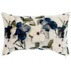 BRICOMARTEAU Coussin DKD Home Decor Blanc Coton (50 X 30 Cm)