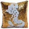 BRICOMARTEAU Coussin DKD Home Decor 8424001510658 Polyester Aluminium Enfant Paillettes