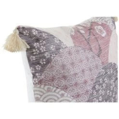 BRICOMARTEAU Coussin DKD Home Decor 8424001818563 Oriental Polyester Aluminium Multicouleur Frange (40 X 10 X 40 Cm) (2 Unités) -France Coussin et housse de coussin Soldes Boutique 65924096 3