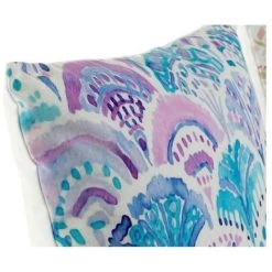 BRICOMARTEAU Coussin DKD Home Decor 8424001819072 Méditerranéen Ondes Polyester Aluminium Multicouleur (45 X 10 X 45 Cm) (2 Unités) -France Coussin et housse de coussin Soldes Boutique 65924329 4