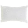 BRICOMARTEAU Coussin DKD Home Decor 8424001814633 Polyester Aluminium Blanc Feuille D'une Plante (60 X 10 X 40 Cm)