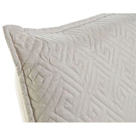 BRICOMARTEAU Coussin DKD Home Decor 8424001814510 Beige Polyester Aluminium (60 X 10 X 40 Cm) 2 BRICOMARTEAU Coussin DKD Home Decor 8424001814510 Beige Polyester Aluminium (60 X 10 X 40 Cm) – Image 2