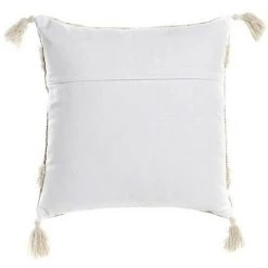 BRICOMARTEAU Coussin DKD Home Decor Beige Orange Polyester Coton Aluminium Frange (45 X 10 X 45 Cm) -France Coussin et housse de coussin Soldes Boutique 65935517 3